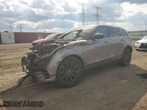 2021 Land Rover Range Rover Velar R-Dynamic S z VIN SALYT2EX7MA310327, wystawiony jako Copart lot #50198615 z przebiegiem Nie podano mil oraz Szkoda całkowita • Salvage title. Historia ofert i sprzedaży dostępna na DreamBid. Obrazek 1.