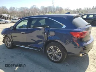 2018 Acura MDX w/Technology Pkg with VIN 5J8YD4H51JL003134, listed as a Copart auction lot 50912905 with 63,203 mi miles and Salvage Title. Bid and sale history available at carsss.com. Image 2.