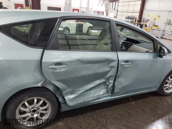 2014 Toyota Prius Two with VIN JTDZN3EU6E3307281, listed as a IAAI auction lot 42620699 with 116,908 mi miles and . Bid and sale history available at DreamBid. Image 6.