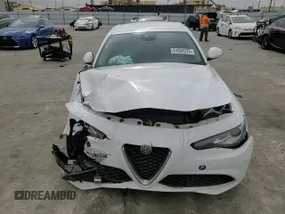 2021 Alfa Romeo Giulia with VIN ZARFAMAN7M7638886, listed as a Copart auction lot 51004375 with 50,571 mi miles and Salvage title. Bid and sale history available at DreamBid. Image 10.