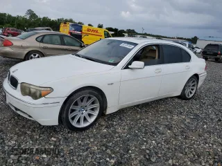 2004 BMW 7 Series 745Li with VIN WBAGN63494DS47871, listed as a Copart auction lot 60128164 with Not Provided miles and Salvage Title. Bid and sale history available at carsss.com. Image 1.