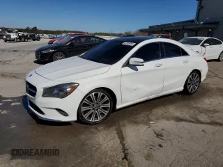 2018 Mercedes-Benz CLA with VIN WDDSJ4EB5JN641310, listed as a Copart auction lot 47055805 with 106,820 mi miles and Salvage Title. Bid and sale history available at carsss.com. Image 1.