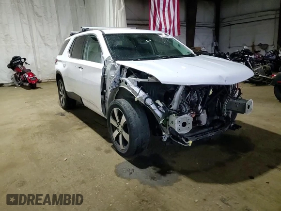 2020 Chevrolet Traverse LT with VIN 1GNEVHKW9LJ236935, listed as a Copart auction lot 56395265 with 102,336 mi miles and Salvage title. Bid and sale history available at DreamBid. Image 14.