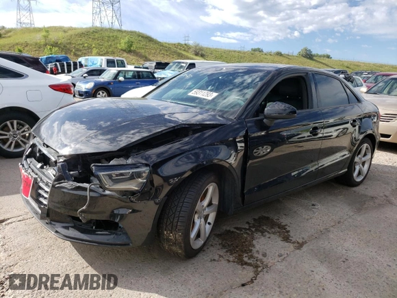 2016 Audi A3 2.0T Premium with VIN WAUB8GFF3G1048499, listed as a Copart auction lot 59311293 with 72,255 mi miles. Bid and sale history available at carsss.com. Image 1.