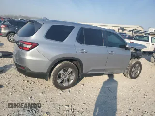 2025 Honda Pilot EX-L z VIN 5FNYG2H44SB000413, wystawiony jako Copart lot #50594725 z przebiegiem 6 075 mil mil oraz Szkoda całkowita • Salvage title. Historia ofert i sprzedaży dostępna na DreamBid. Obrazek 3.