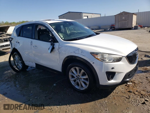 2014 Mazda CX-5 Grand Touring with VIN JM3KE4DY6E0376413, listed as a Copart auction lot 53204935 with 126,791 mi miles and Salvage Title. Bid and sale history available at DreamBid. Image 4.