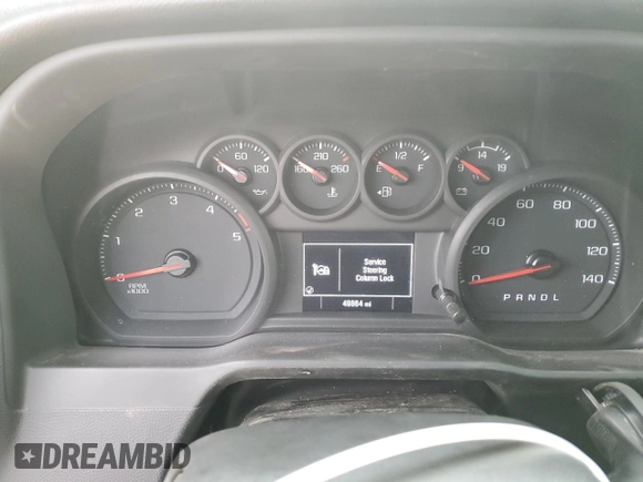 2024 Chevrolet Silverado 3500HD Work Truck with VIN 1GC4YSEY7RF214644, listed as a Copart auction lot 84760664 with 49,864 mi miles and Salvage Title. Bid and sale history available at carsss.com. Image 9.