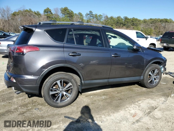 2018 Toyota RAV4 XLE with VIN JTMRFREV7JJ225848, listed as a Copart auction lot 47878355 with Not Provided miles and Salvage Title. Bid and sale history available at DreamBid. Image 3.