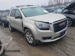 2014 GMC Acadia SLE with VIN 1GKKVPKD6EJ297249, listed as a IAAI auction lot 41674326 with 144,392 mi miles and . Bid and sale history available at carsss.com. Image 1.