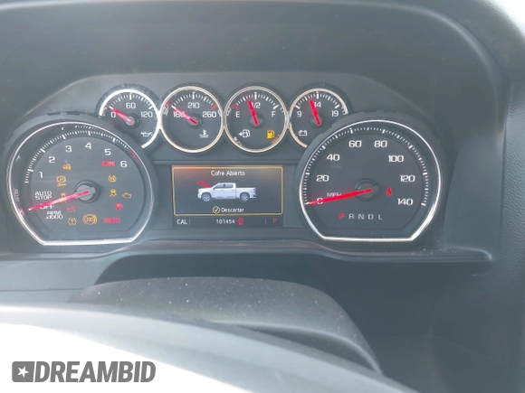 2019 Chevrolet Silverado 1500 LT with VIN 1GCRWCEK8KZ194308, listed as a IAAI auction lot 41206915 with 101,454 mi miles and . Bid and sale history available at DreamBid. Image 7.