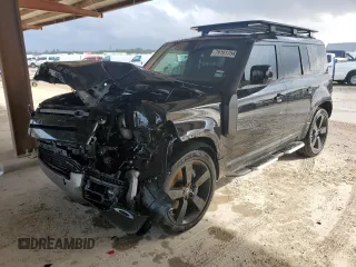 2023 Land Rover Defender X-Dynamic SE with VIN SALE27EU7P2141904, listed as a Copart auction lot 79161754 with 36,671 mi miles and Salvage Title. Bid and sale history available at DreamBid. Image 1.