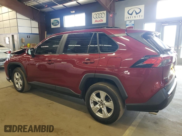 2019 Toyota RAV4 XLE with VIN JTMP1RFV8KD013013, listed as a Copart auction lot 50964245 with 70,656 mi miles and Salvage Title. Bid and sale history available at carsss.com. Image 2.
