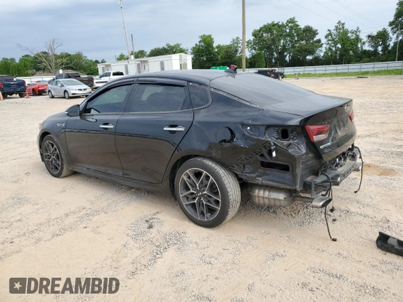 2020 Kia Optima LX with VIN 5XXGT4L36LG434378, listed as a Copart auction lot 57294815 with 58,834 mi miles and Salvage title. Bid and sale history available at DreamBid. Image 2.