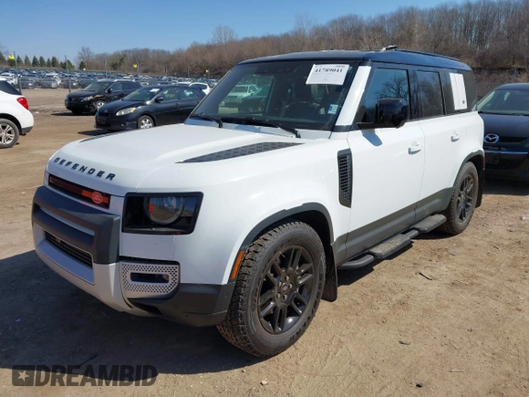 2024 Land Rover Defender S with VIN SALEJ7EU6R2339332, listed as a IAAI auction lot 41789041 with 1,752 mi miles and . Bid and sale history available at DreamBid. Image 2.