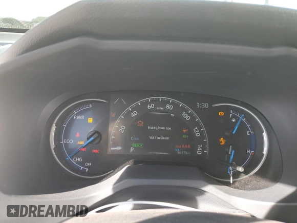 2024 Toyota RAV4 Hybrid XLE Premium with VIN JTMB6RFV7RJ044969, listed as a Copart auction lot 48365255 with 16,176 mi miles and Salvage title. Bid and sale history available at DreamBid. Image 9.