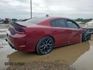 2021 Dodge Charger R/T with VIN 2C3CDXCT6MH504218, listed as a Copart auction lot 60407915 with 67,596 mi miles and Salvage title. Bid and sale history available at DreamBid. Image 3.