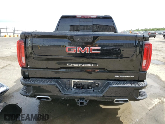 2022 GMC Sierra 1500 Limited Denali with VIN 3GTU9FEL6NG104220, listed as a Copart auction lot 57475034 with 50,121 mi miles and Salvage Title. Bid and sale history available at carsss.com. Image 6.