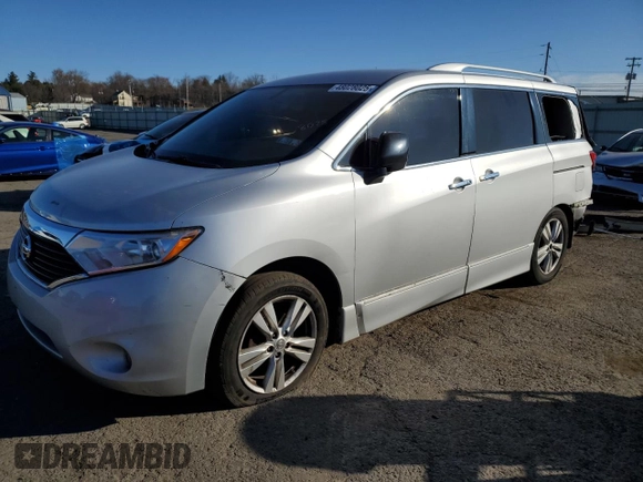 2012 Nissan Quest SL with VIN JN8AE2KP0C9045066, listed as a Copart auction lot 48028025 with 140,014 mi miles and Salvage Title. Bid and sale history available at carsss.com. Image 1.