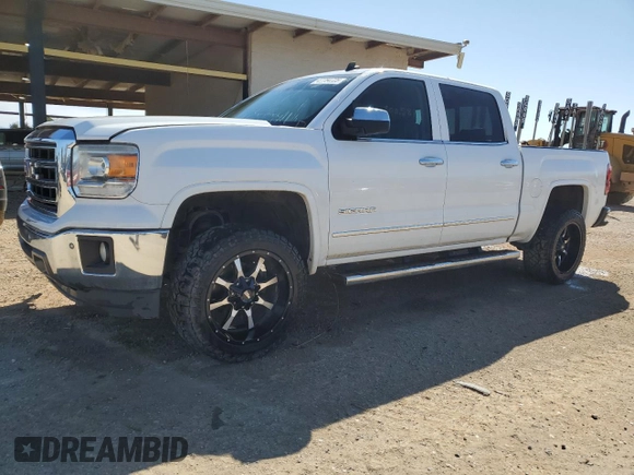 2014 GMC Sierra 1500 SLT with VIN 3GTP1VEC8EG502429, listed as a Copart auction lot 47784725 with 200,581 mi miles and Salvage title. Bid and sale history available at DreamBid. Image 1.