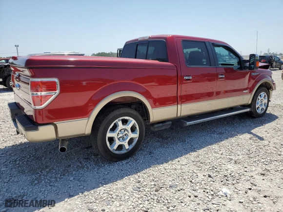 2013 Ford F-150 XL with VIN 1FTFW1CTXDKF93641, listed as a Copart auction lot 52817575 with 117,172 mi miles and Salvage Title. Bid and sale history available at carsss.com. Image 3.