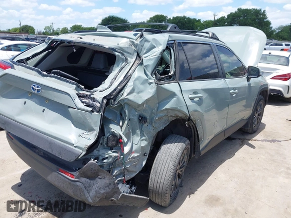 2023 Toyota RAV4 Hybrid XLE Premium с VIN JTMB6RFV6PD079532, выставлен на аукционе IAAI как лот 42448290 с пробегом 45 820 миль миль и . История ставок и продаж доступна на DreamBid. Изображение 6.