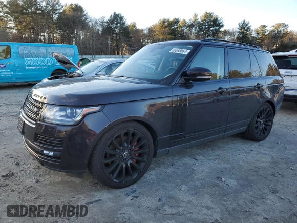 2013 Land Rover Range Rover Autobiography with VIN SALGV2EF5DA109068, listed as a Copart auction lot 86066064 with 85,858 mi miles and Clean Title. Bid and sale history available at DreamBid. Image 1.