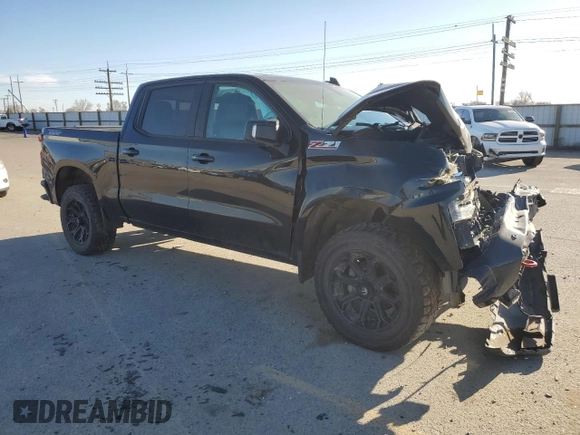 2021 Chevrolet Silverado 1500 LT Trail Boss with VIN 3GCPYFEL2MG108277, listed as a Copart auction lot 47071415 with 78,479 mi miles and Salvage Title. Bid and sale history available at DreamBid. Image 4.