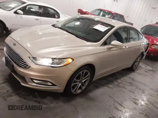 2017 Ford Fusion SE with VIN 3FA6P0HD1HR275097, listed as a IAAI auction lot 41791961 with 136,887 mi miles. Bid and sale history available at carsss.com. Image 2.