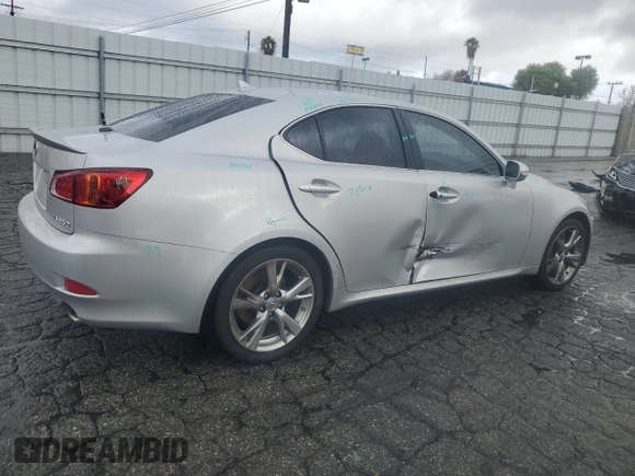2010 Lexus IS 350 with VIN JTHBE5C25A5024527, listed as a Copart auction lot 45330865 with 94,890 mi miles and Salvage Title. Bid and sale history available at DreamBid. Image 3.