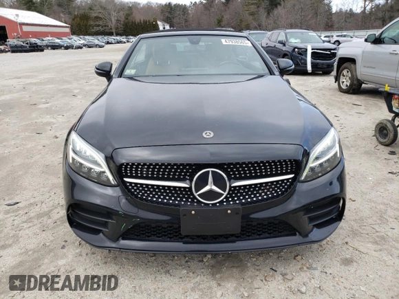 2020 Mercedes-Benz C 300 with VIN W1KWK8DB7LF998007, listed as a Copart auction lot 47938565 with 41,375 mi miles and Salvage Title. Bid and sale history available at DreamBid. Image 5.