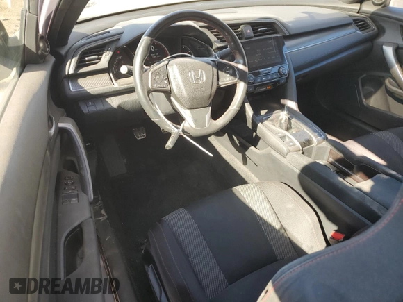 2018 Honda Civic Si Coupe with VIN 2HGFC3A50JH753815, listed as a Copart auction lot 74339004 with 73,694 mi miles and Salvage Title. Bid and sale history available at carsss.com. Image 8.