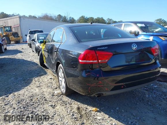 2012 Volkswagen Passat S with VIN 1VWAP7A33CC016291, listed as a IAAI auction lot 41394584 with 245,988 mi miles and . Bid and sale history available at DreamBid. Image 3.