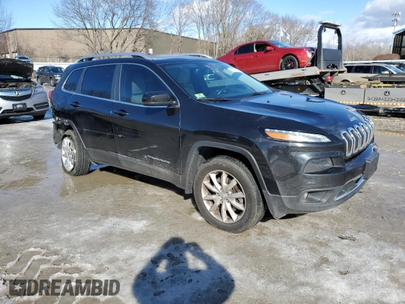 2016 Jeep Cherokee Limited with VIN 1C4PJMDB6GW335155, listed as a Copart auction lot 43545485 with 113,296 mi miles and Salvage title. Bid and sale history available at DreamBid. Image 4.