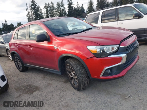 2016 Mitsubishi Outlander ES with VIN JA4AR3AW5GZ051377, listed as a IAAI auction lot 41536624 with 95,962 mi miles and . Bid and sale history available at DreamBid. Image 1.