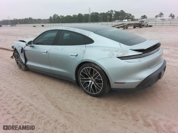 2021 Porsche Taycan with VIN WP0AA2Y14MSA18735, listed as a Copart auction lot 72616054 with NaN miles and Salvage Title. Bid and sale history available at carsss.com. Image 2.
