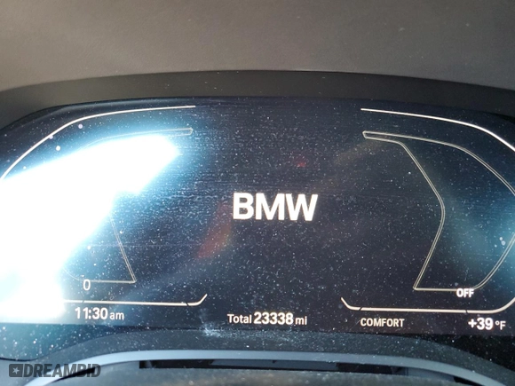 2022 BMW 8 Series 840i with VIN WBAGV4C00NCK20776, listed as a Copart auction lot 37027954 with 23,338 mi miles. Bid and sale history available at carsss.com. Image 9.
