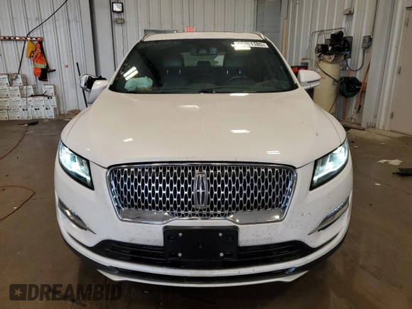 2019 Lincoln MKC Select with VIN 5LMCJ2D90KUL25654, listed as a Copart auction lot 56461185 with 56,296 mi miles and Salvage title. Bid and sale history available at DreamBid. Image 5.