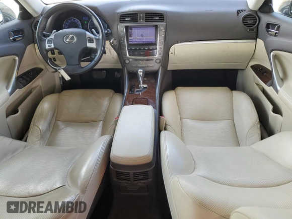 2013 Lexus IS 250 with VIN JTHBF5C26D5189164, listed as a Copart auction lot 61535915 with 103,277 mi miles and Salvage title. Bid and sale history available at DreamBid. Image 8.