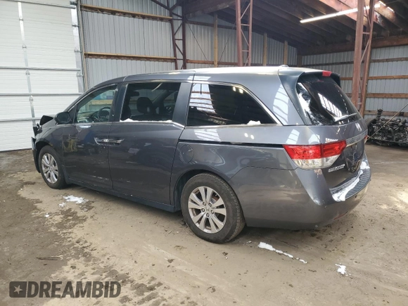 2017 Honda Odyssey EX-L with VIN 5FNRL5H60HB503125, listed as a Copart auction lot 45079335 with 204,560 mi miles and Clean Title. Bid and sale history available at DreamBid. Image 2.