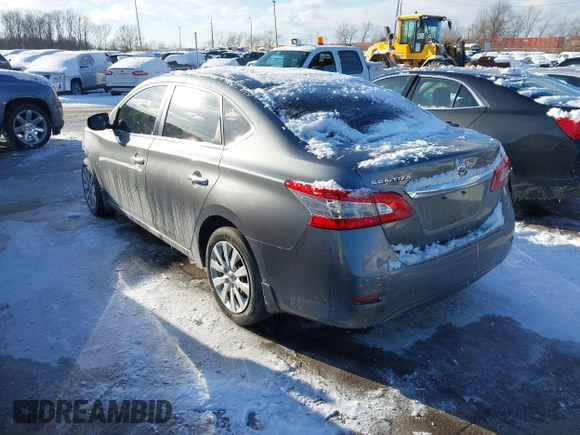 2015 Nissan Sentra S with VIN 3N1AB7APXFY285732, listed as a IAAI auction lot 41591212 with 137,721 mi miles. Bid and sale history available at carsss.com. Image 3.