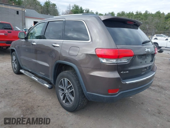 2018 Jeep Grand Cherokee Limited z VIN 1C4RJFBG4JC268356, wystawiony jako IAAI lot #42071471 z przebiegiem 120 083 mil mil oraz . Historia ofert i sprzedaży dostępna na DreamBid. Obrazek 3.