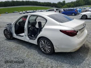 2021 Infiniti Q50 Luxe with VIN JN1EV7BP6MM700150, listed as a Copart auction lot 63423225 with Not provided miles and Salvage title. Bid and sale history available at DreamBid. Image 2.