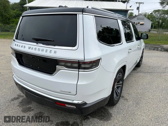 2022 Jeep Grand Wagoneer Series I with VIN 1C4SJVEJ7NS191397, listed as a Copart auction lot 60571015 with 18,595 mi miles and Clean title. Bid and sale history available at DreamBid. Image 4.