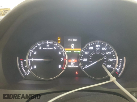 2018 Acura MDX with VIN 5J8YD4H38JL002240, listed as a Copart auction lot 49785455 with 94,680 mi miles and Salvage Title. Bid and sale history available at carsss.com. Image 9.