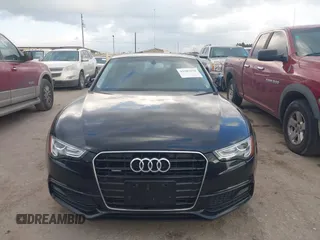 2016 Audi A5 Premium Plus with VIN WAUM2AFR9GA043714, listed as a IAAI auction lot 41507270 with 35,270 mi miles. Bid and sale history available at carsss.com. Image 6.