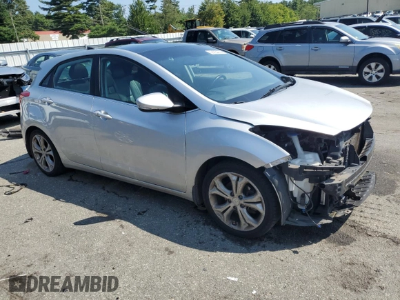 2013 Hyundai Elantra GT with VIN KMHD35LEXDU047561, listed as a Copart auction lot 68284264 with 82,462 mi miles and Salvage Title. Bid and sale history available at carsss.com. Image 4.