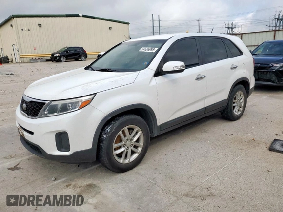2014 Kia Sorento LX with VIN 5XYKT3A69EG486040, listed as a Copart auction lot 54686995 with 146,736 mi miles and Clean Title. Bid and sale history available at carsss.com. Image 1.