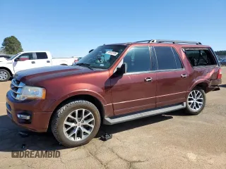 2015 Ford Expedition EL XLT with VIN 1FMJK1HT9FEF36181, listed as a Copart auction lot 49732195 with 162,283 mi miles and Salvage Title. Bid and sale history available at carsss.com. Image 1.