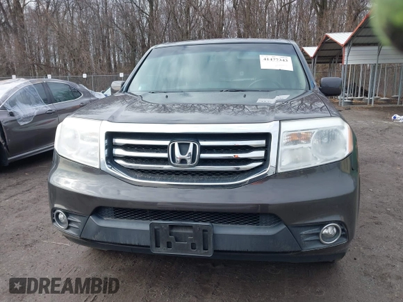 2013 Honda Pilot EX-L with VIN 5FNYF4H76DB016821, listed as a IAAI auction lot 41477343 with 129,689 mi miles and . Bid and sale history available at DreamBid. Image 12.