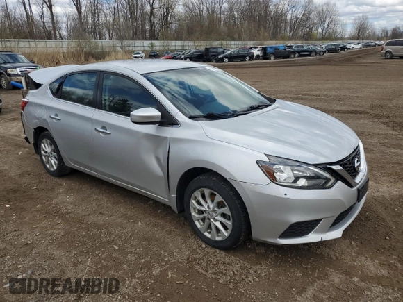 2019 Nissan Sentra S with VIN 3N1AB7AP3KY221073, listed as a Copart auction lot 53908665 with 128,640 mi miles and Clean Title. Bid and sale history available at carsss.com. Image 4.